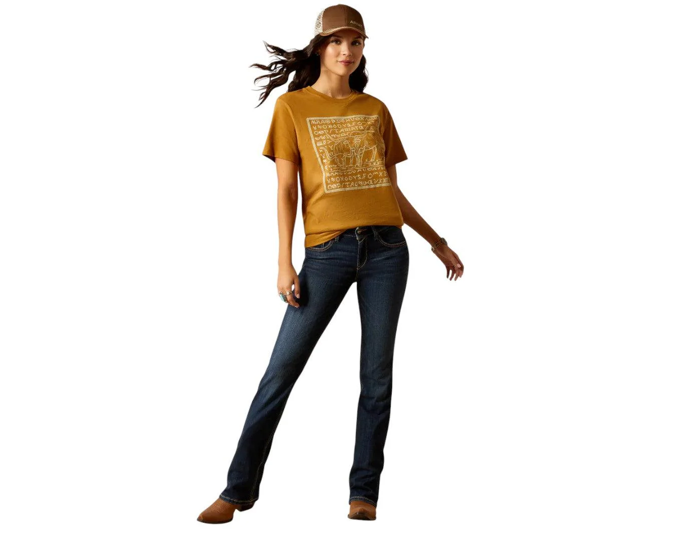 Ariat Longhorn Brand T-Shirt - Image 2