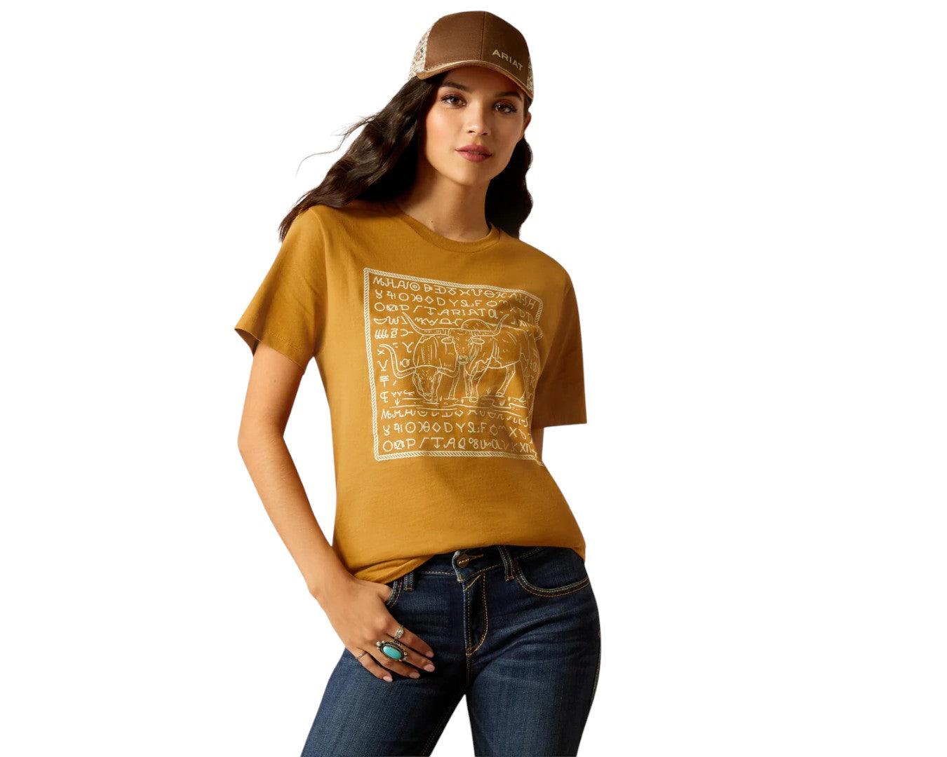 Ariat Longhorn Brand T-Shirt - Image 3