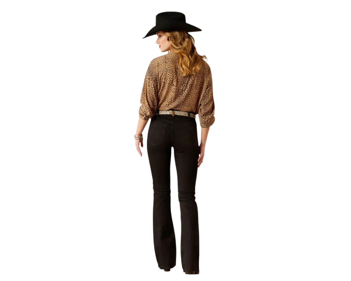 Ariat Perfect Rise Ella Boot Cut Jean - Black - Image 3