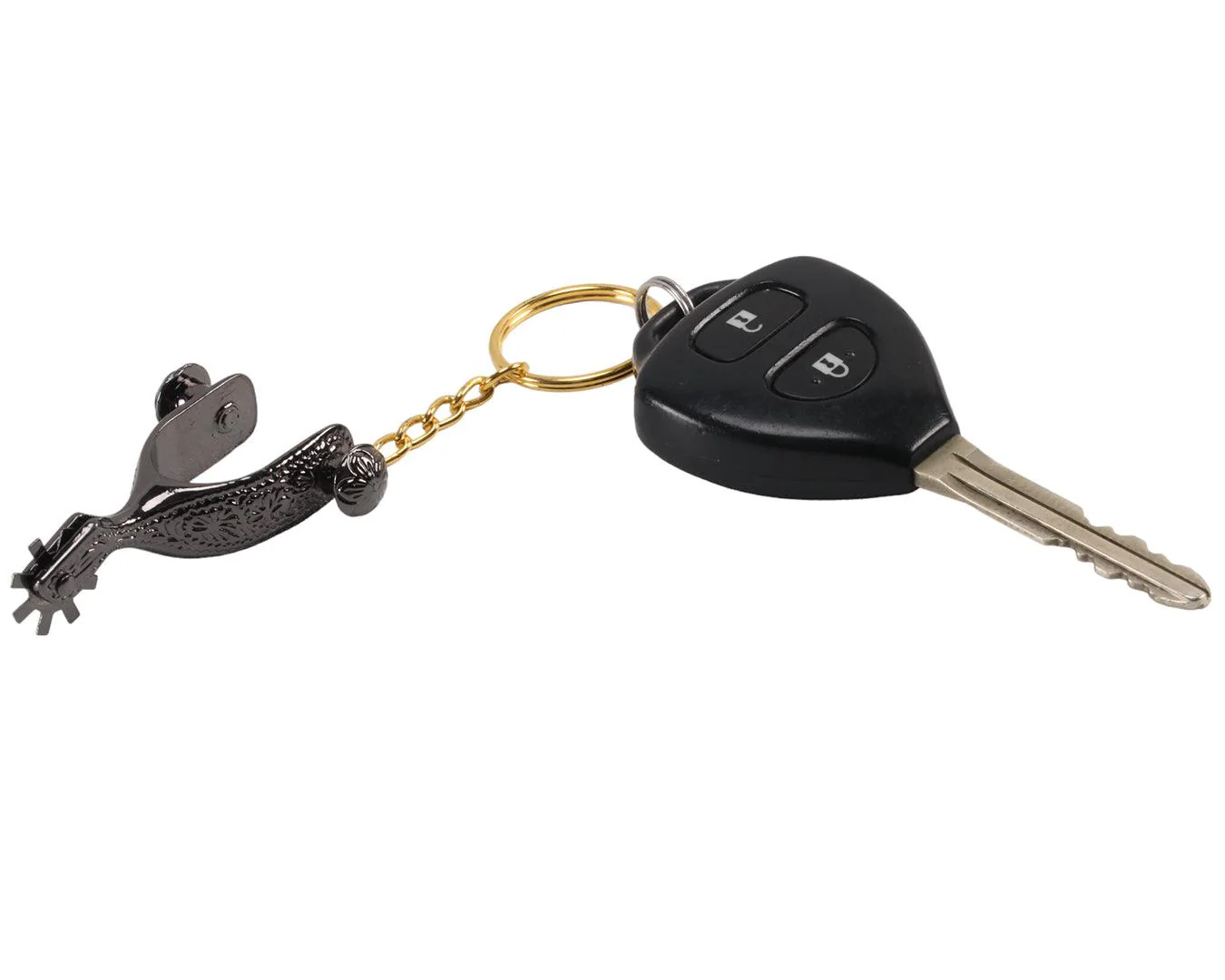 Black Spur Key Ring - Image 2