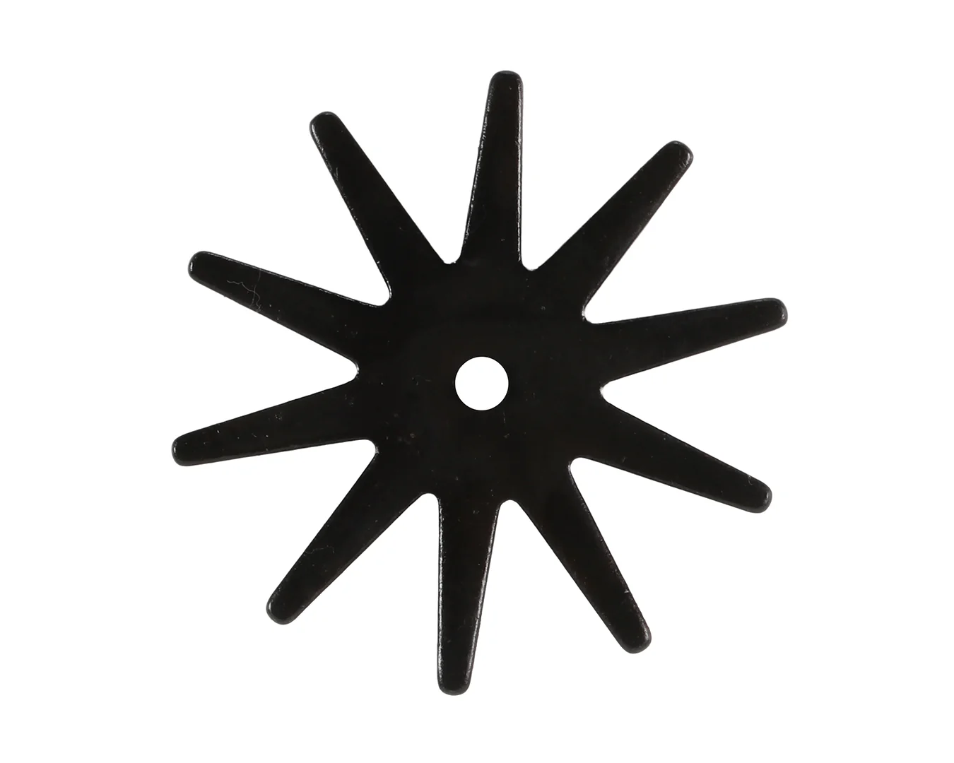 STC Black Steel Spur Rowels | 10 Point Star