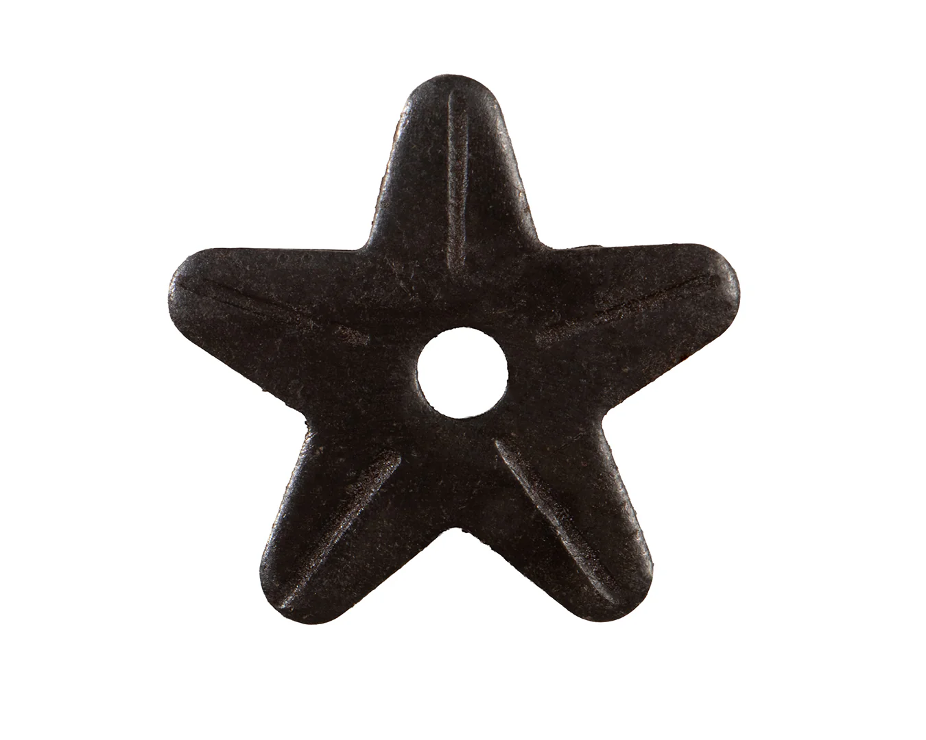 STC Black Steel Spur Rowels | 5 Point Rounded