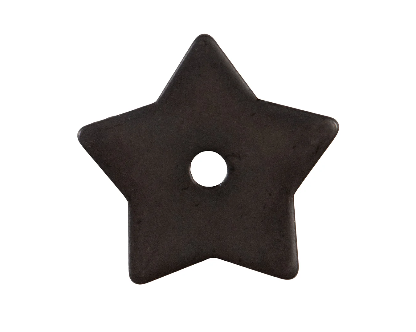 STC Black Steel Spur Rowels | 5 Point Star