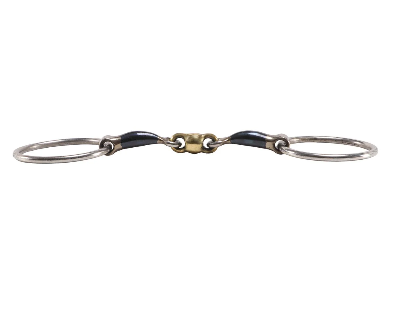 Blue Alloy Loose Ring Training Snaffle Bit - Image 2