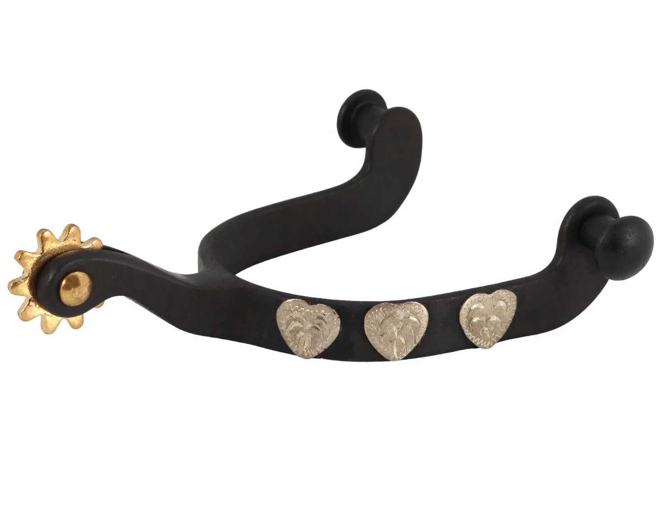 Cheyenne Silver Heart Spurs