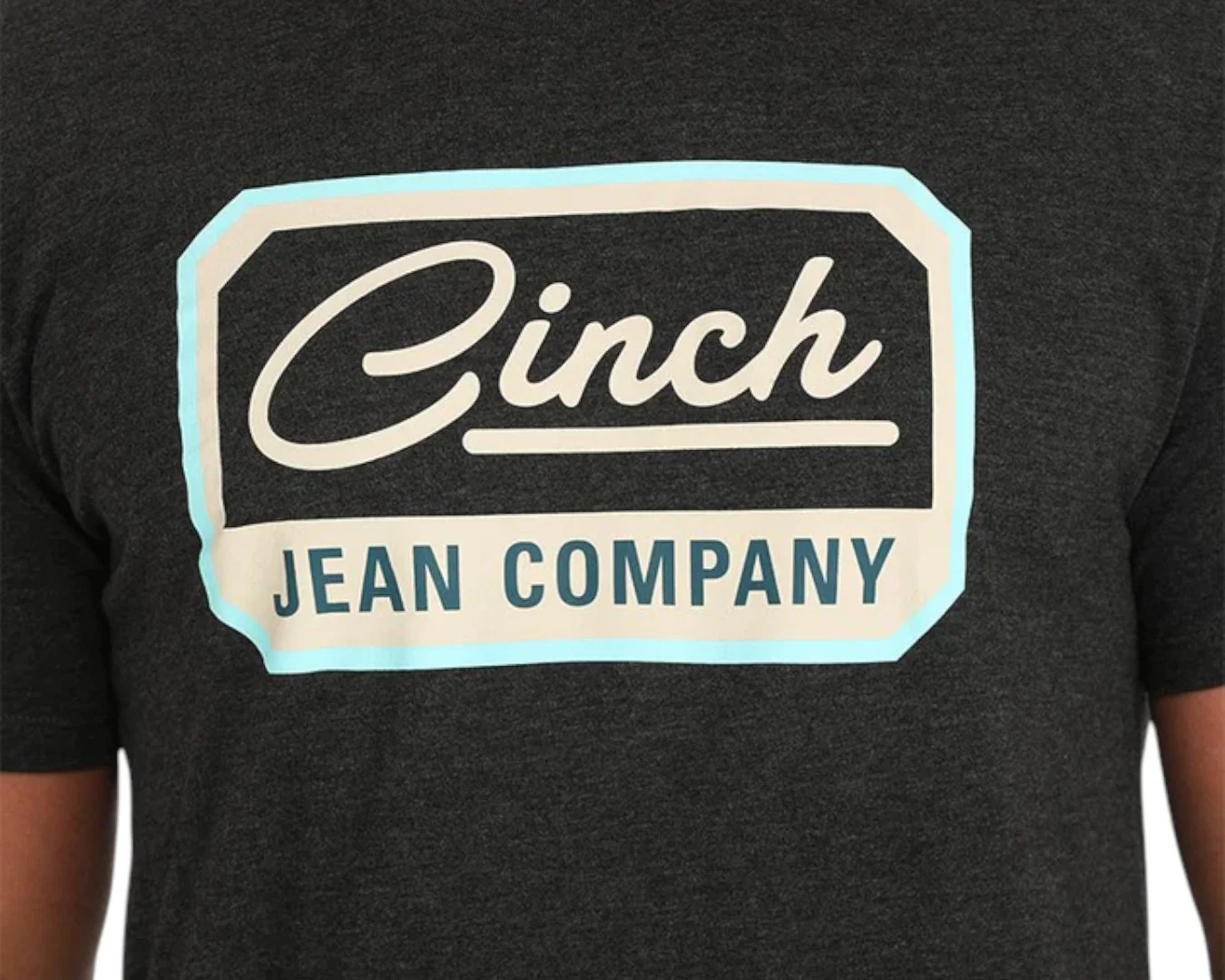 Cinch Men's Cotton Tee - Black - Image 2