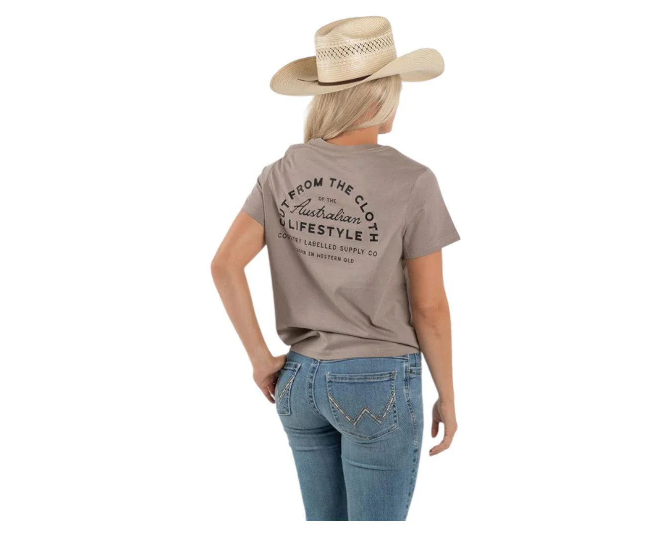 Country Labelled Womens Cut from the Cloth T-Shirt - Image 2