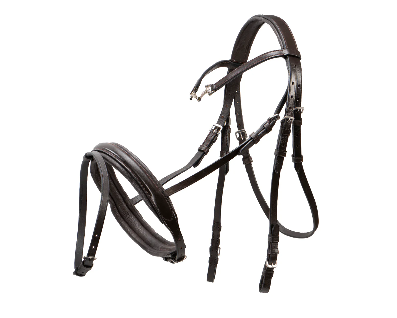 Diamond Sterling Bit Snaffle Bridle - Image 9