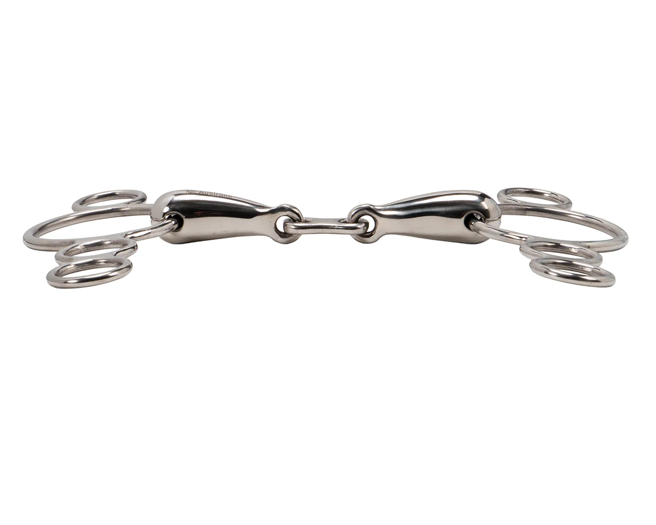 STC Dutch Gag Snaffle w/Four rings and Hollow Mouth w/French Link - Image 3