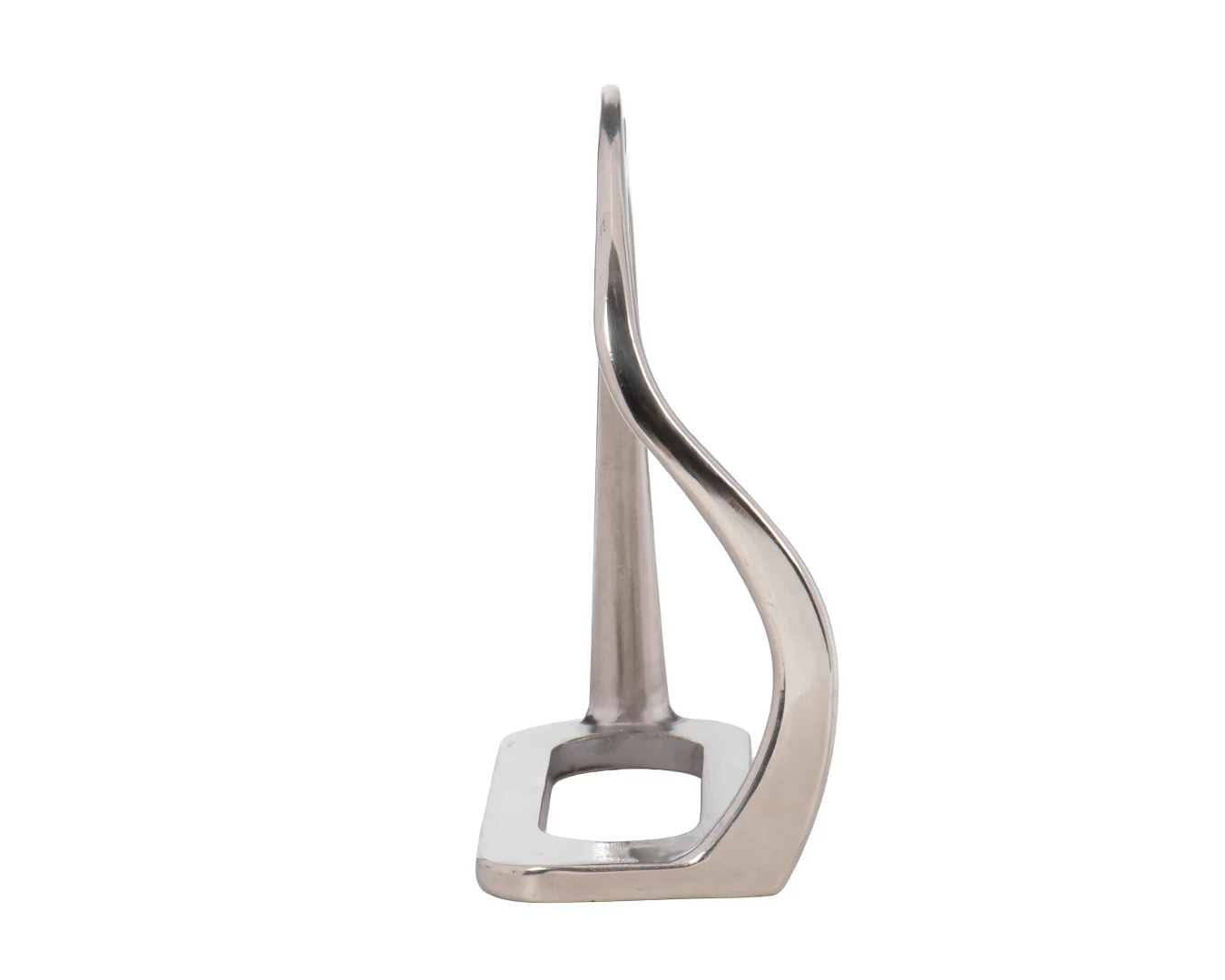 Equisteel Bent Leg Safety Stirrups Stainless Steel - Image 2