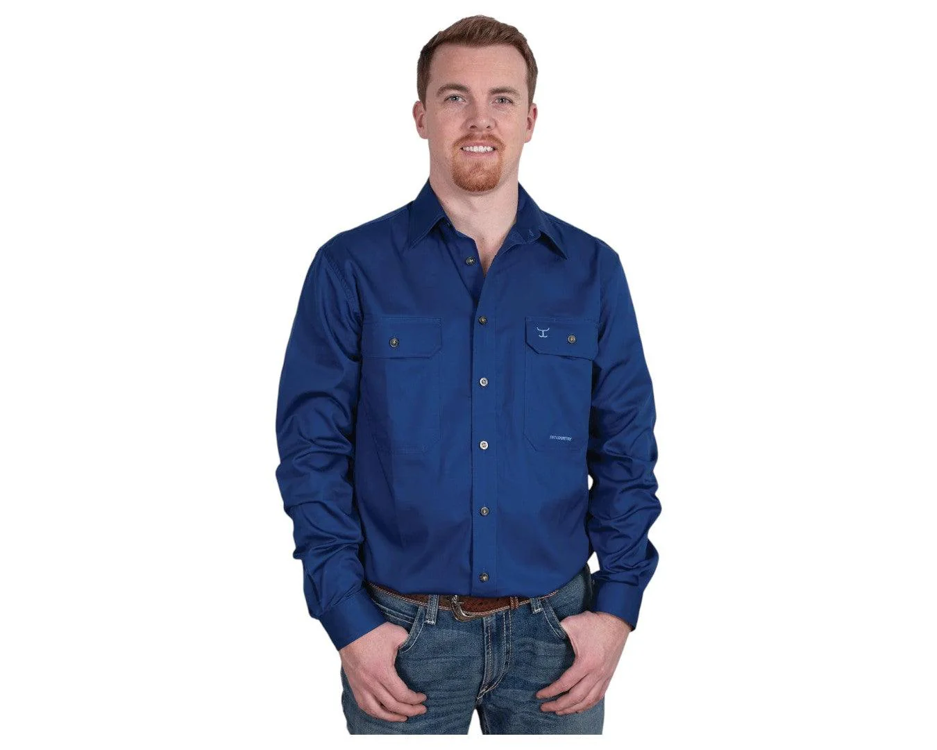 Just Country Evan Men's Long Sleeve Work Shirt
