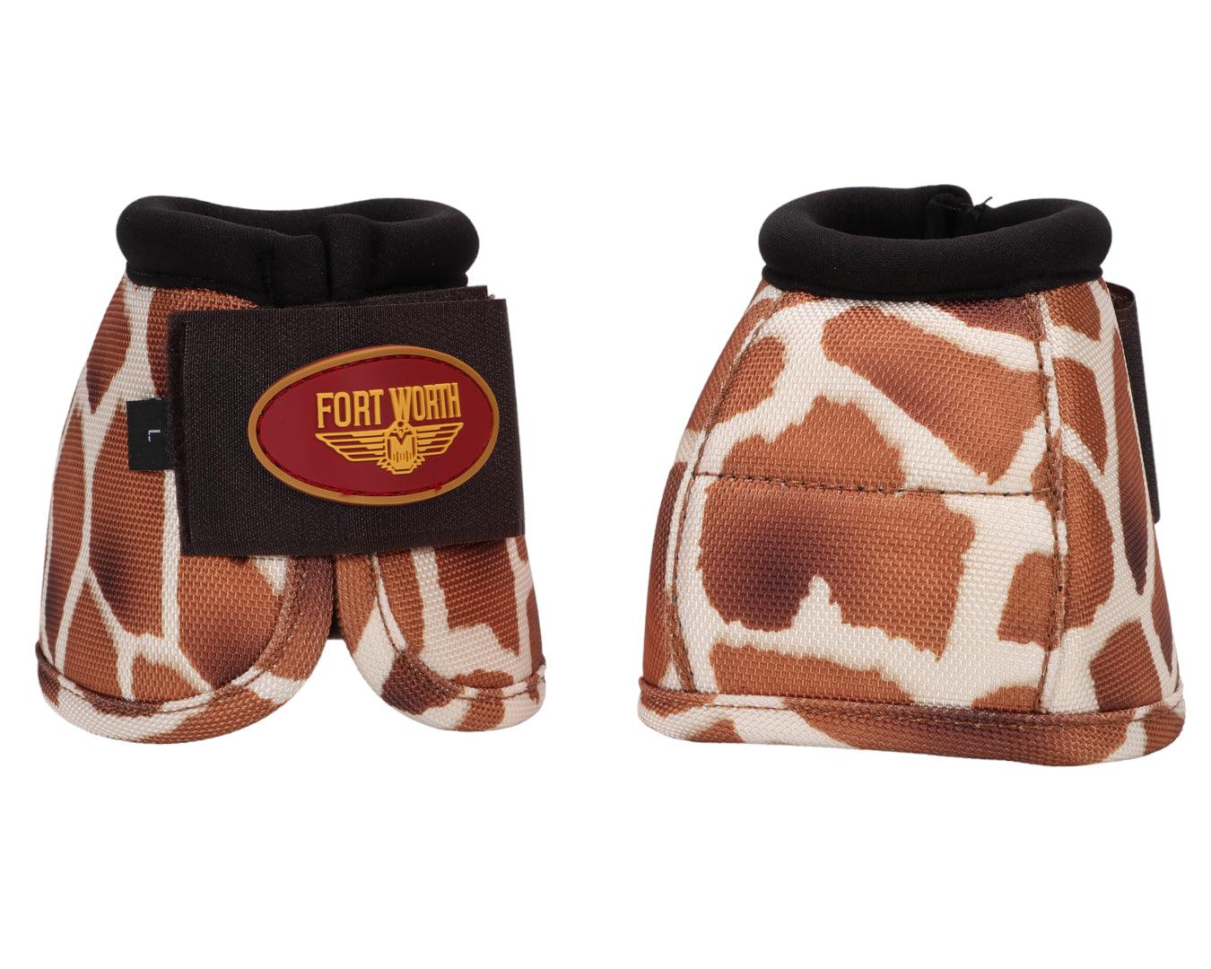 Fort Worth Ballistic No-Turn Bell Boots Giraffe - Limited Edition - Image 2