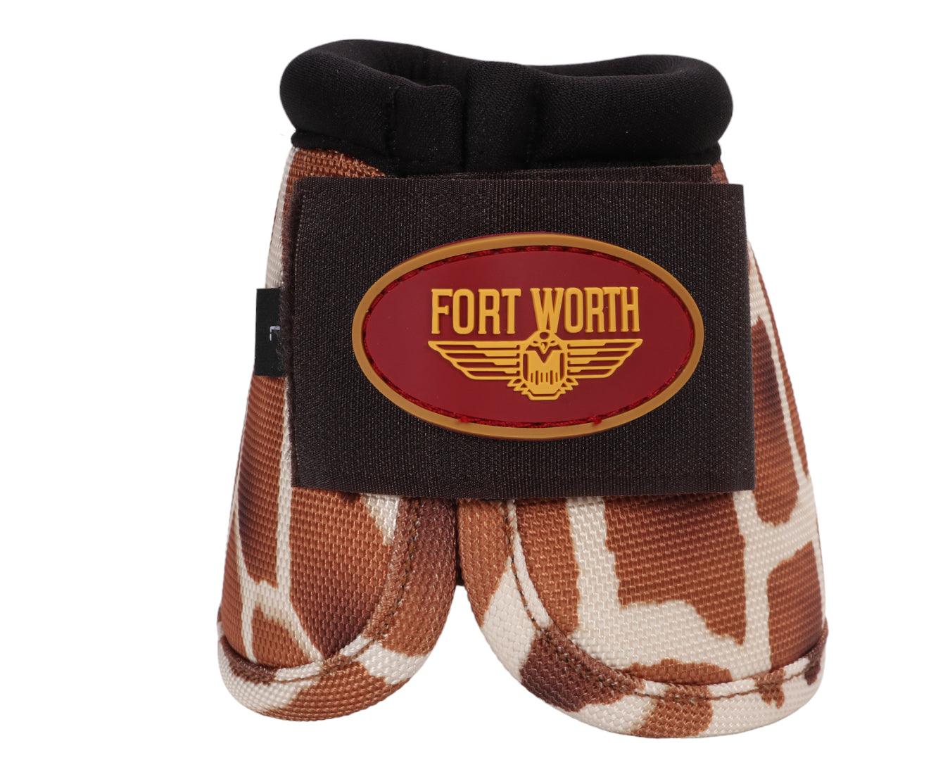 Fort Worth Ballistic No-Turn Bell Boots Giraffe - Limited Edition - Image 4