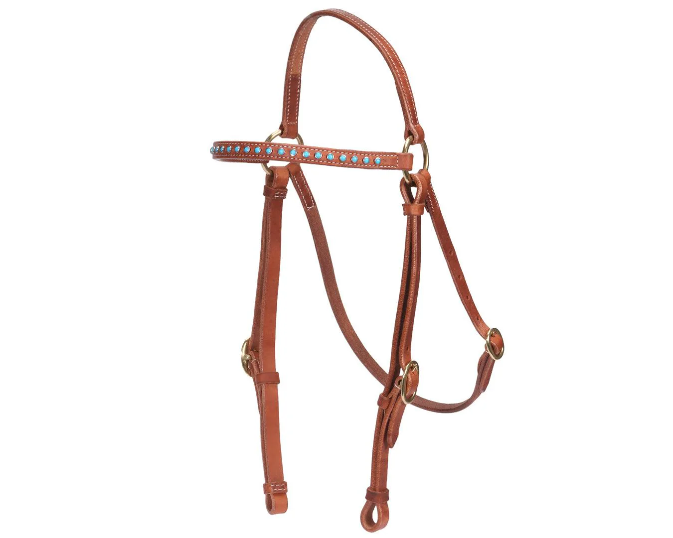 Fort Worth Barcoo Bridle with Turquoise Stone