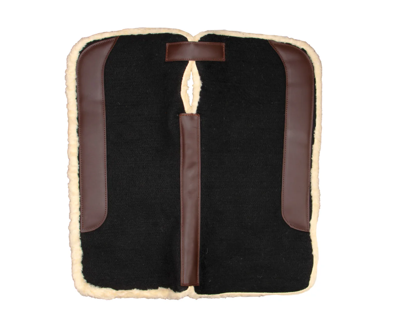 Fort Worth Fleece Lined Felt Saddle Pad - Image 3