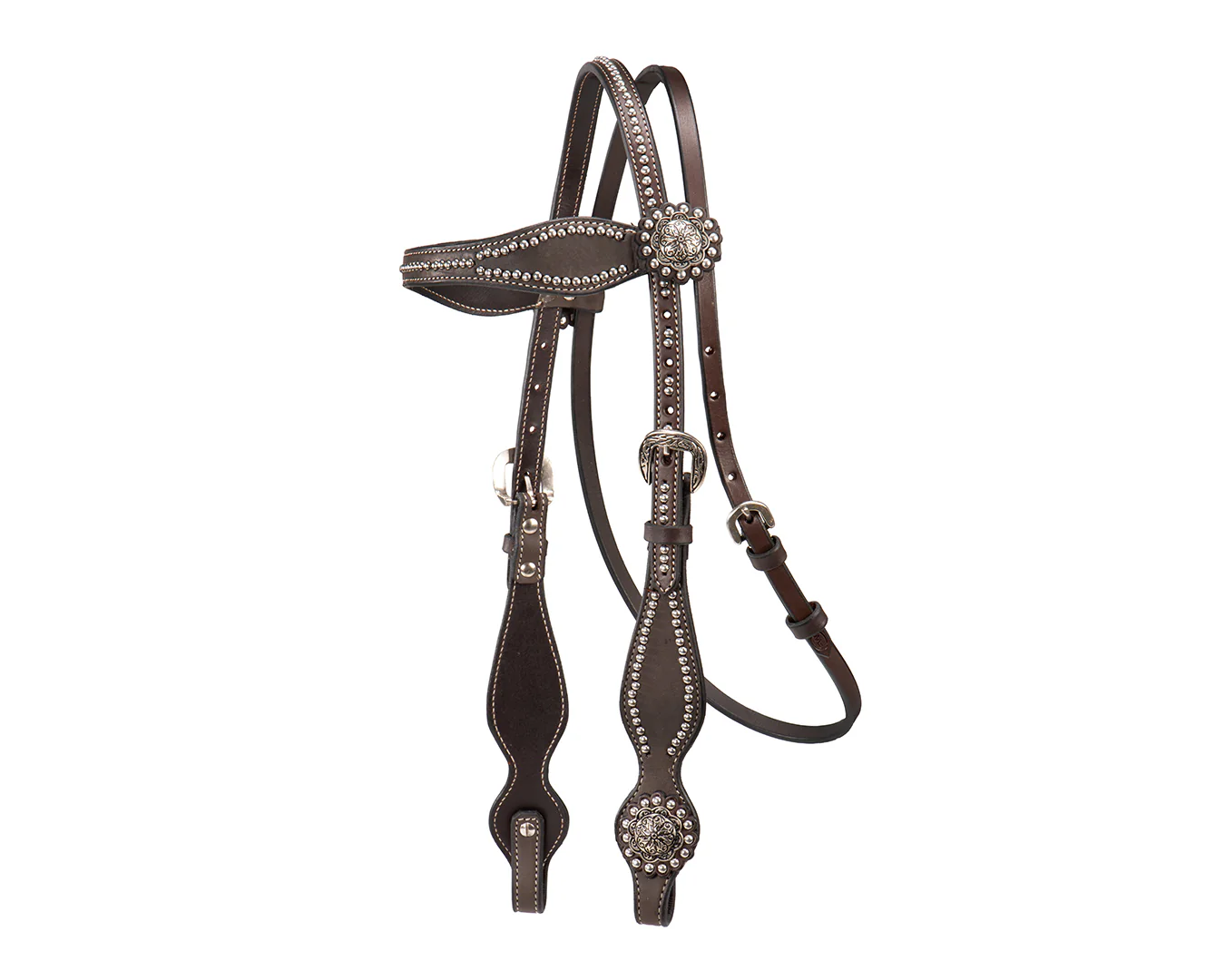 Fort Worth Floral Concho Headstall
