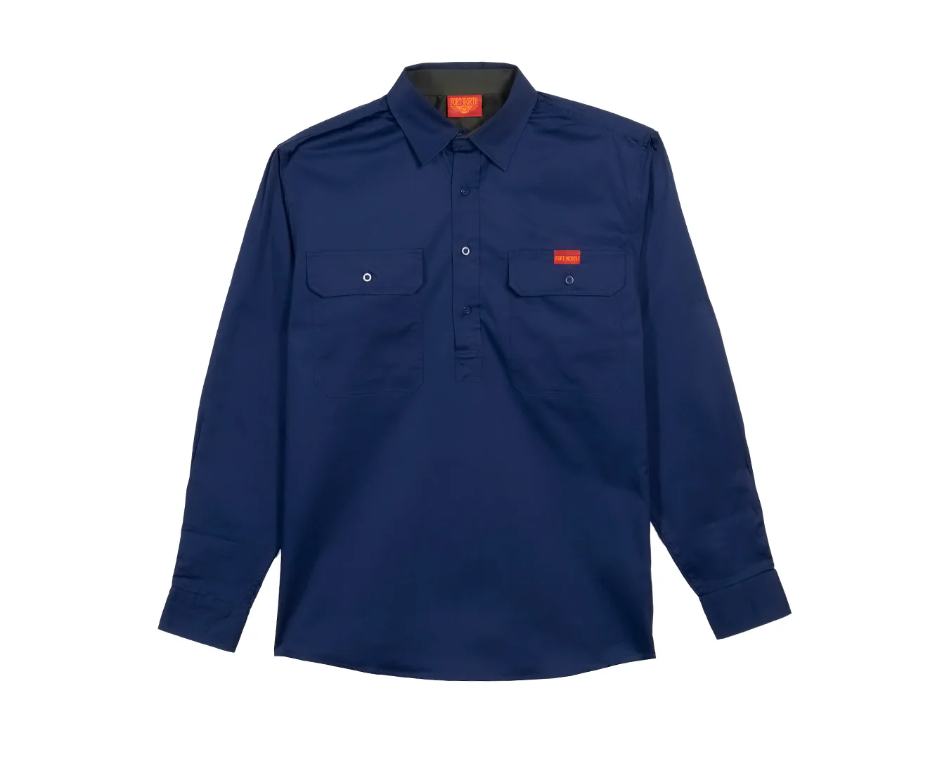 Fort Worth Men's Half Button Work Shirt - Image 12