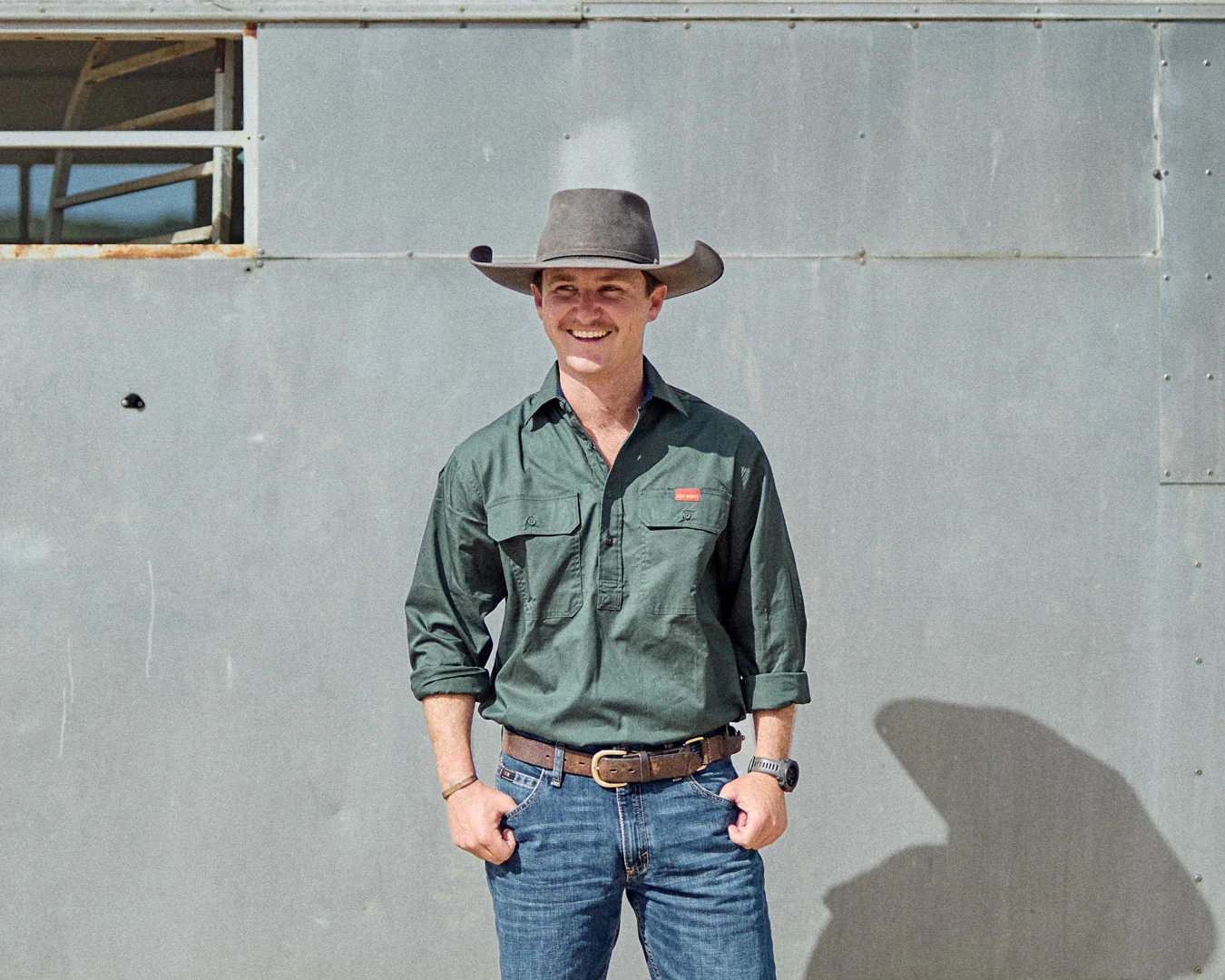 Fort Worth Men's Half Button Work Shirt - Image 5