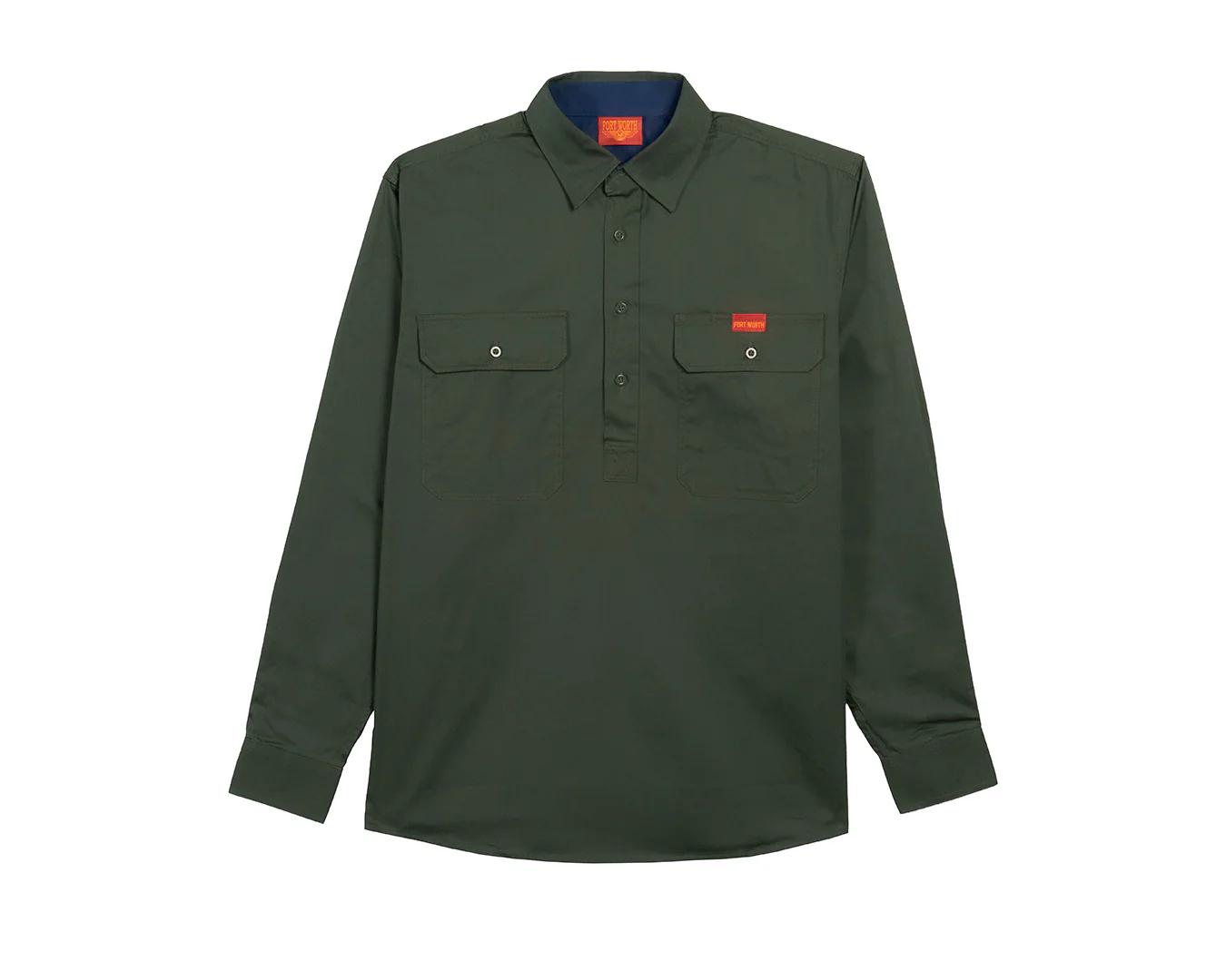 Fort Worth Men's Half Button Work Shirt - Image 9