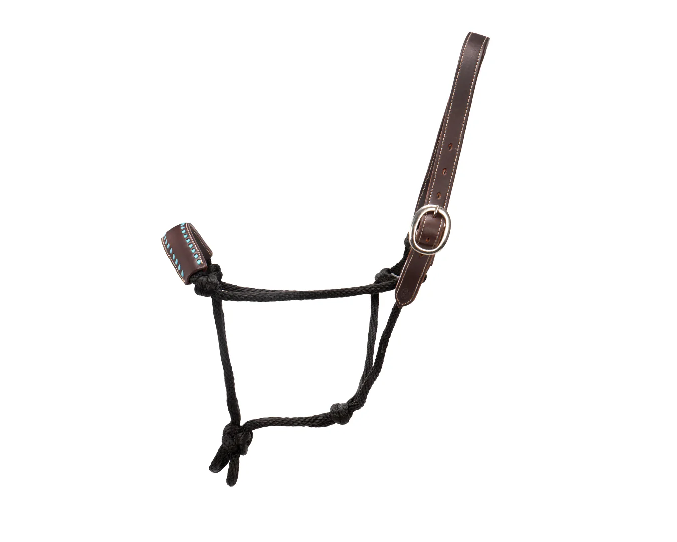 Fort Worth Hosa Rope & Leather Halter - Image 2