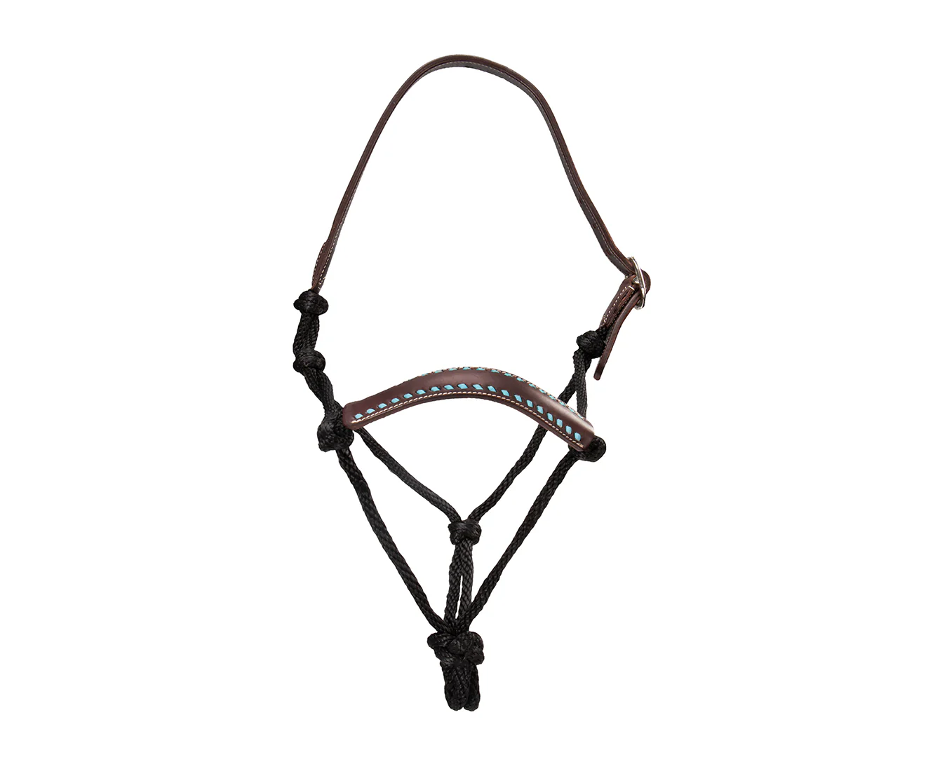 Fort Worth Hosa Rope & Leather Halter - Image 3