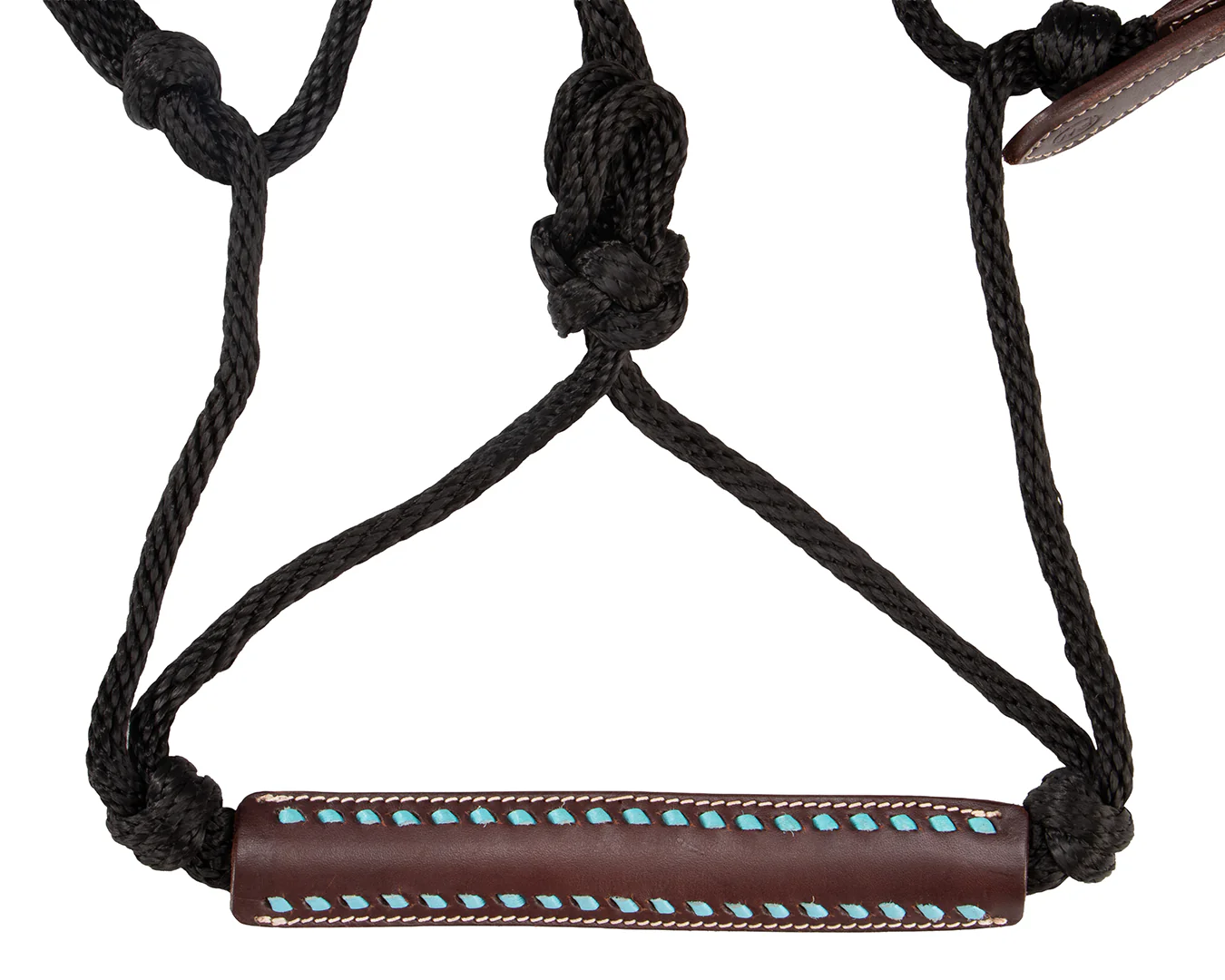 Fort Worth Hosa Rope & Leather Halter - Image 4