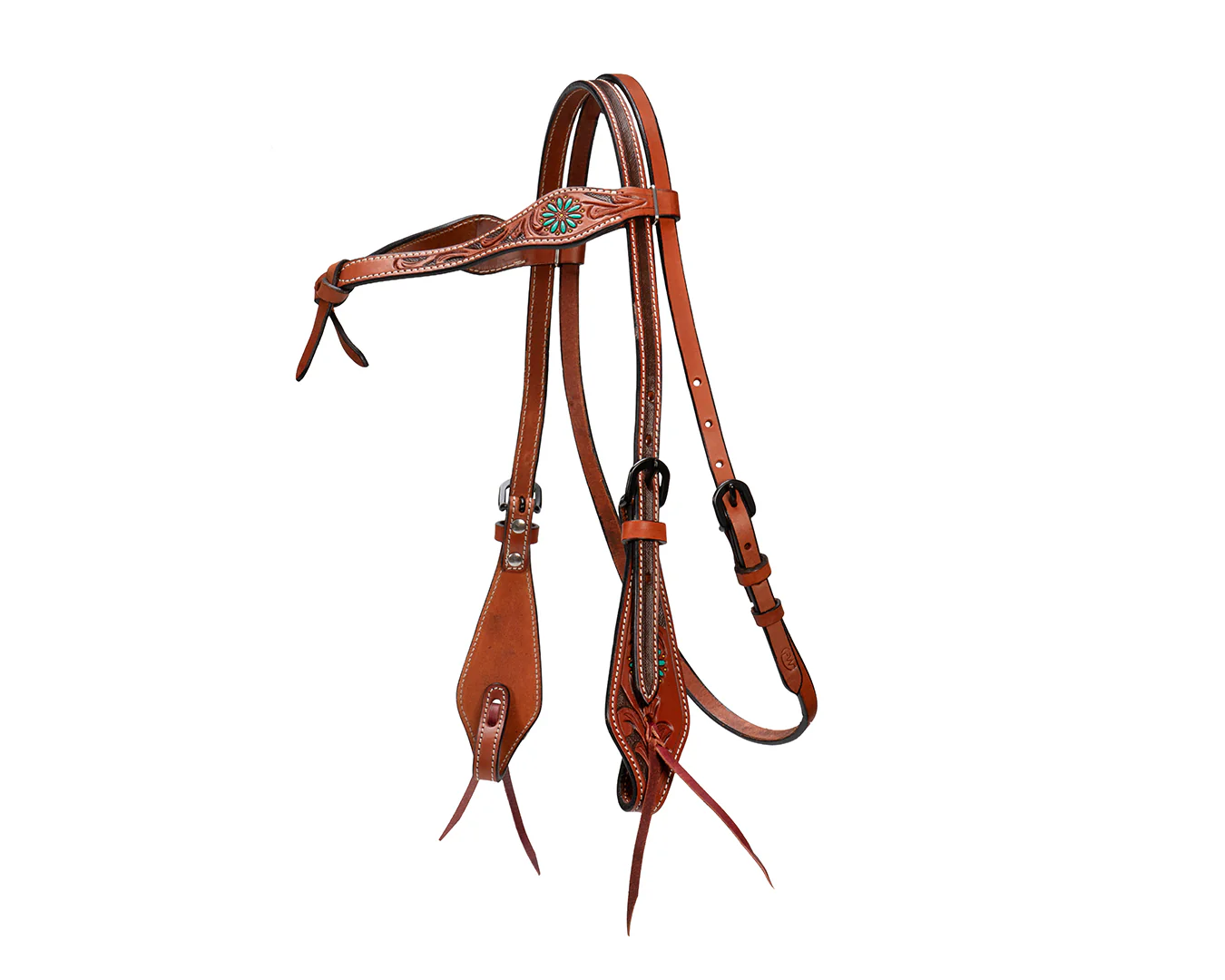 Fort Worth Iroquois Knotted Headstall