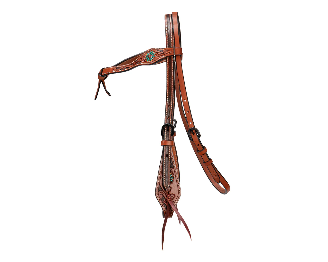 Fort Worth Iroquois Knotted Headstall - Image 2