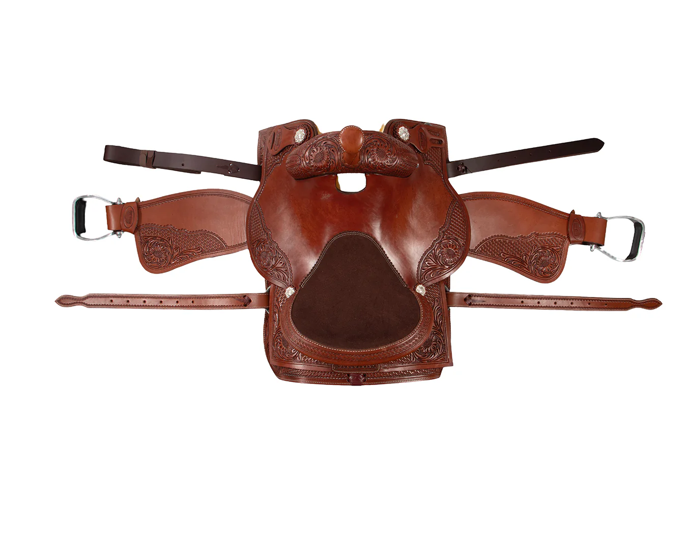 Fort Worth Reiner Saddle - Handcrafted Rawhide Western Saddle - Image 13