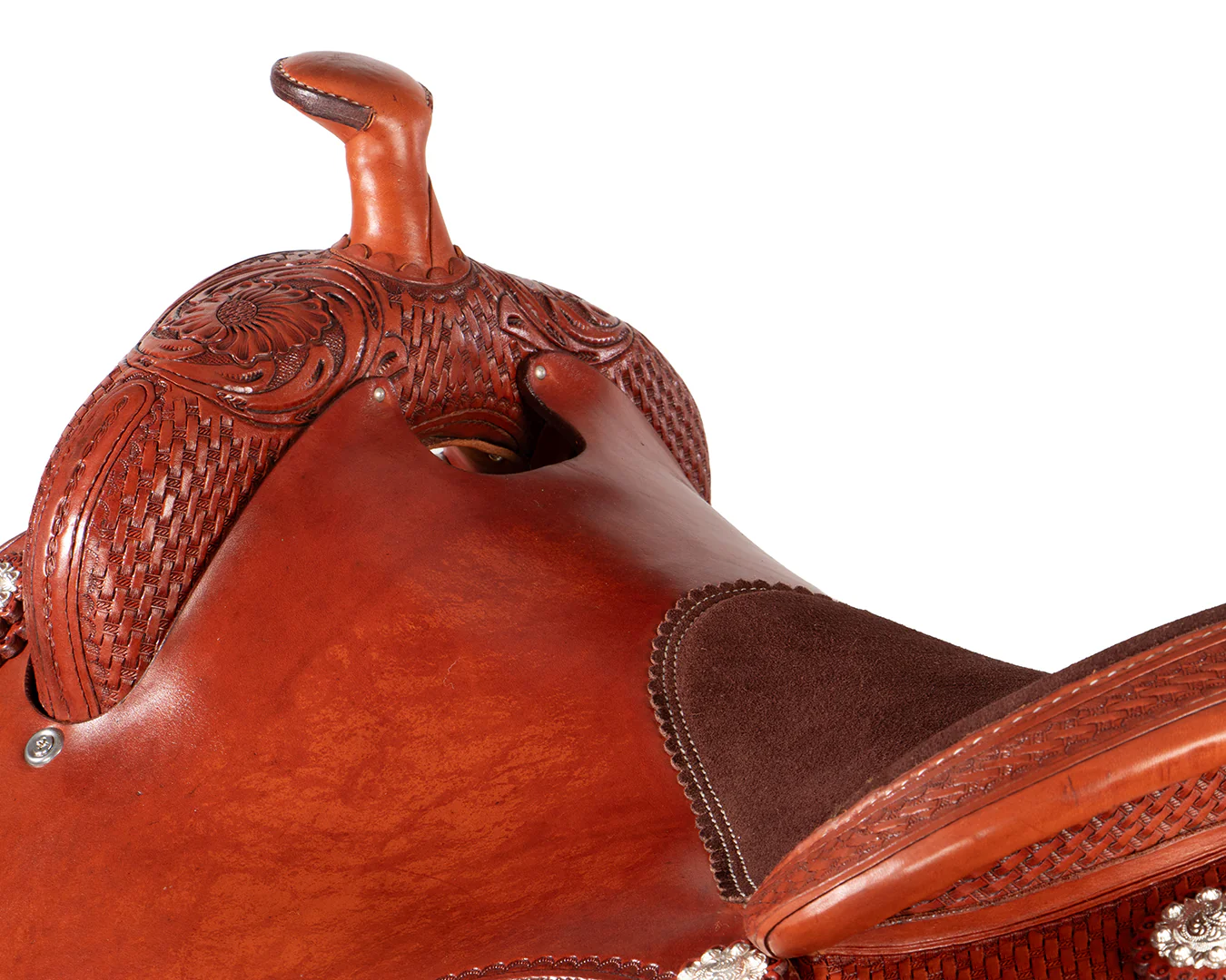 Fort Worth Reiner Saddle - Handcrafted Rawhide Western Saddle - Image 8