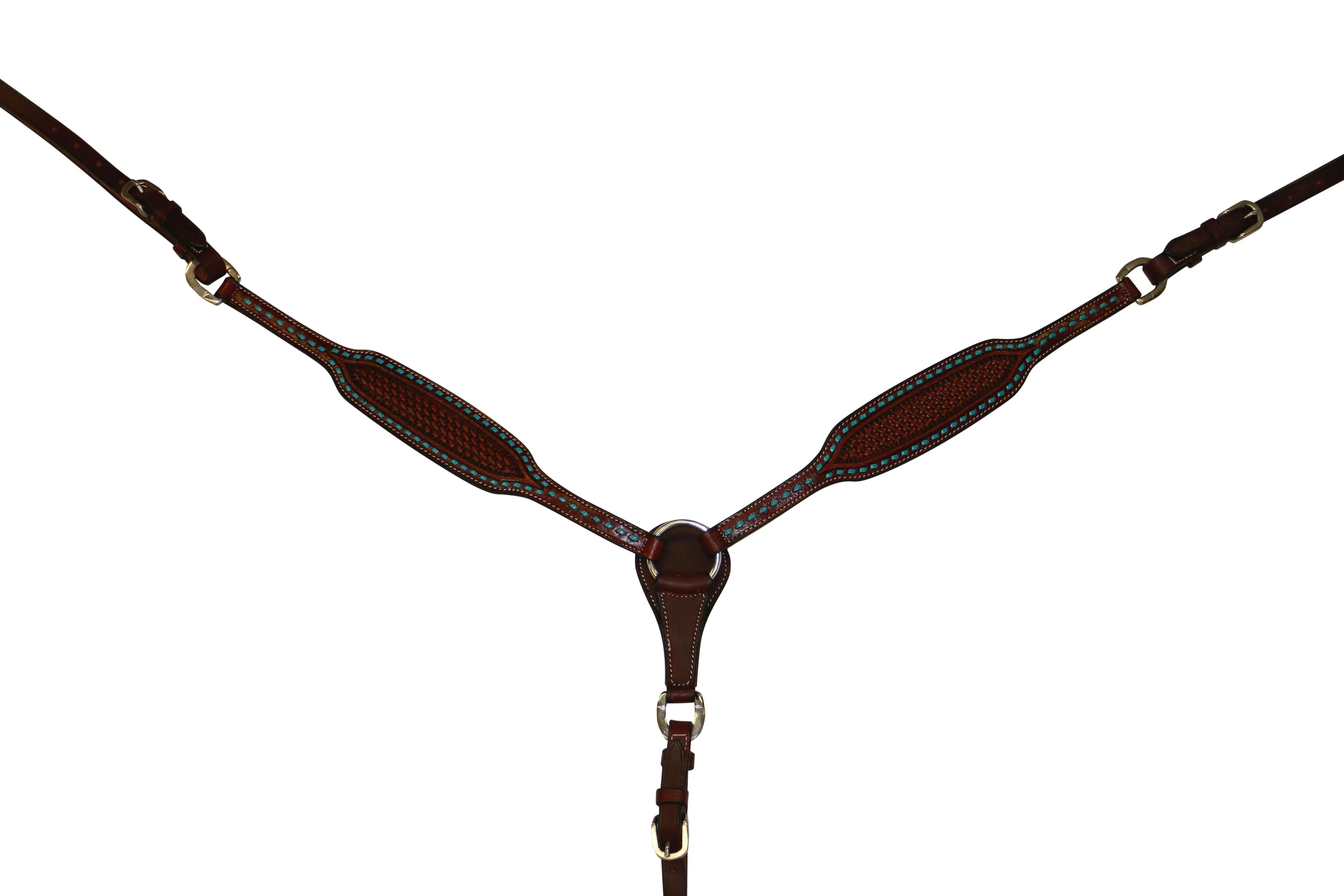 Fort Worth Turquoise Basket Breastcollar