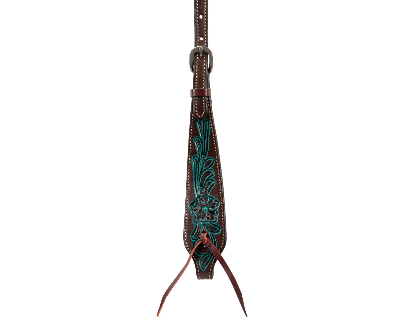 Fort Worth Turquoise Flower One Ear Headstall - Image 4