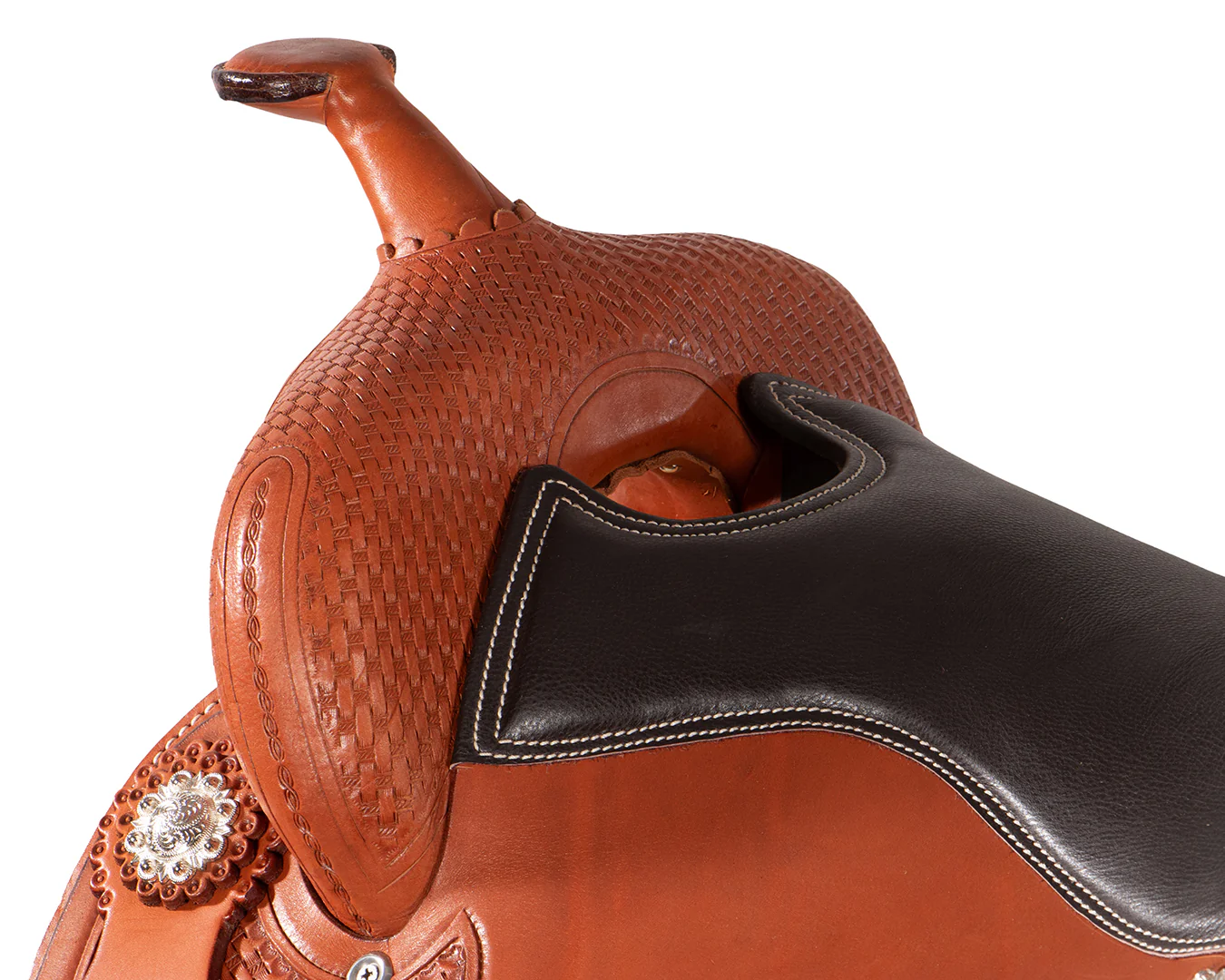 Fort Worth Western Pleasure Basket Weave Saddle - Image 5