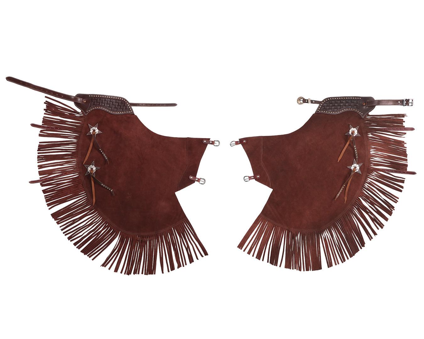 Fort Worth Work Chink Suede Chaps - Brown - Image 5