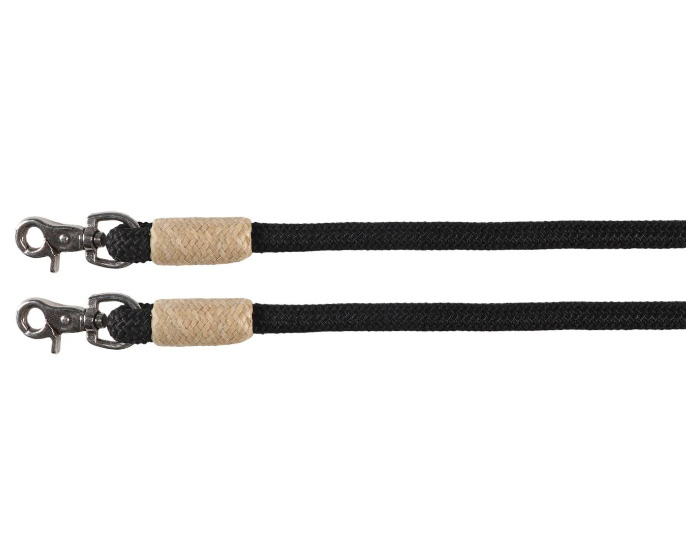 Fort Worth Yacht Cord Split Reins 8' w/Horsehair - Image 4