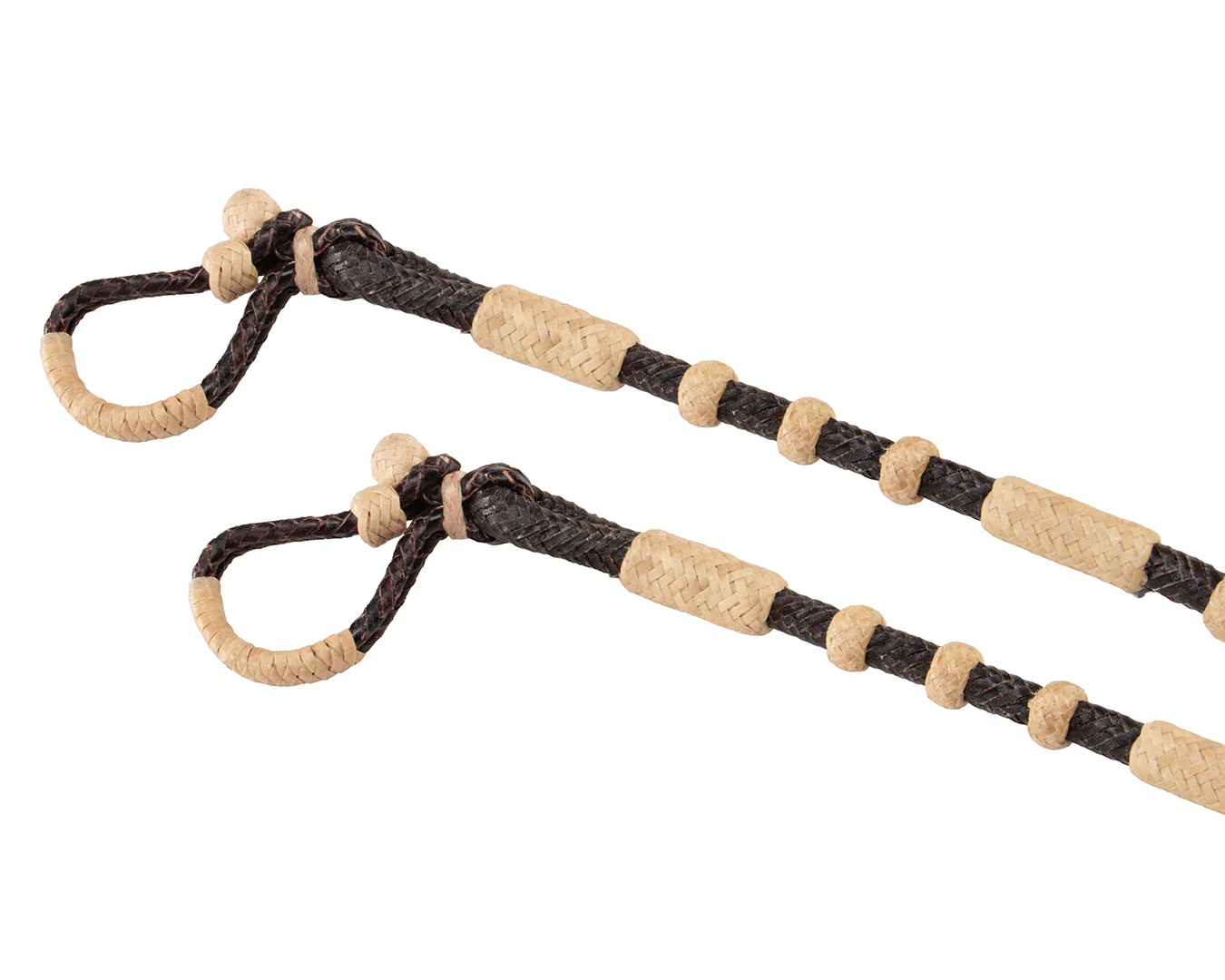 Fort Worth Genuine Rawhide Rommel Reins - Image 2