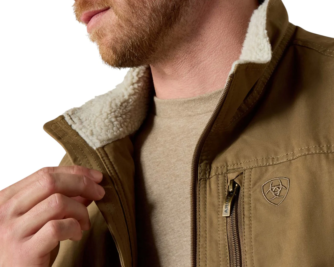 Ariat Men's Grizzly Canvas Insulated Vest - Image 5
