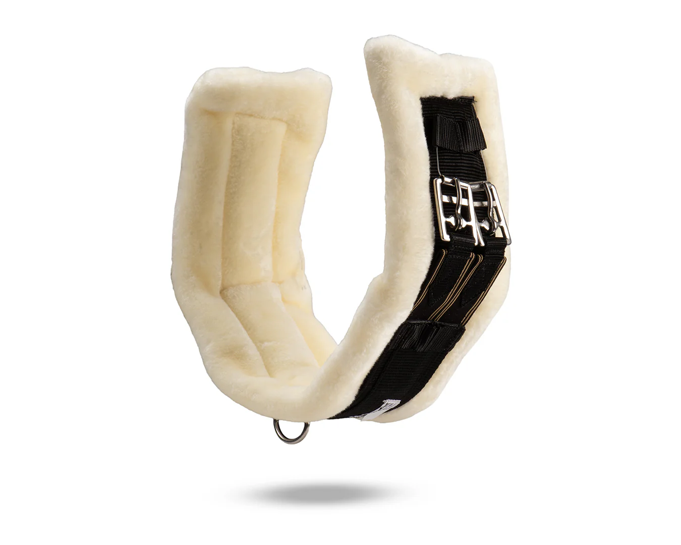 Happy Horse Dressage Girth With Fleece- Black