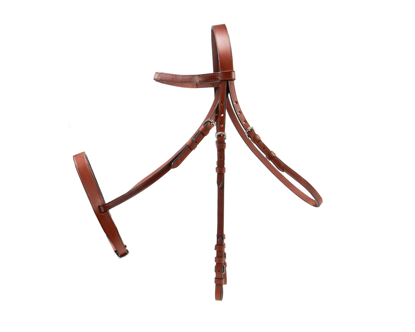 Happy Horse Snaffle Bridle - Chestnut - Image 10