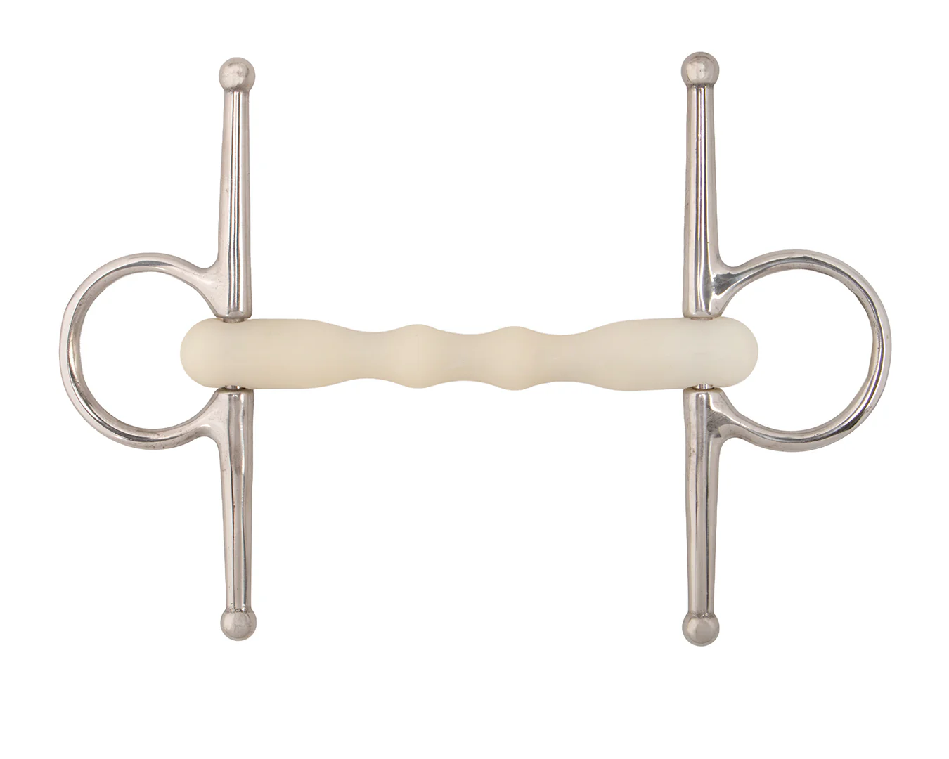 Happy Mouth Full Cheek Snaffle Bit w/Flexible Mouth