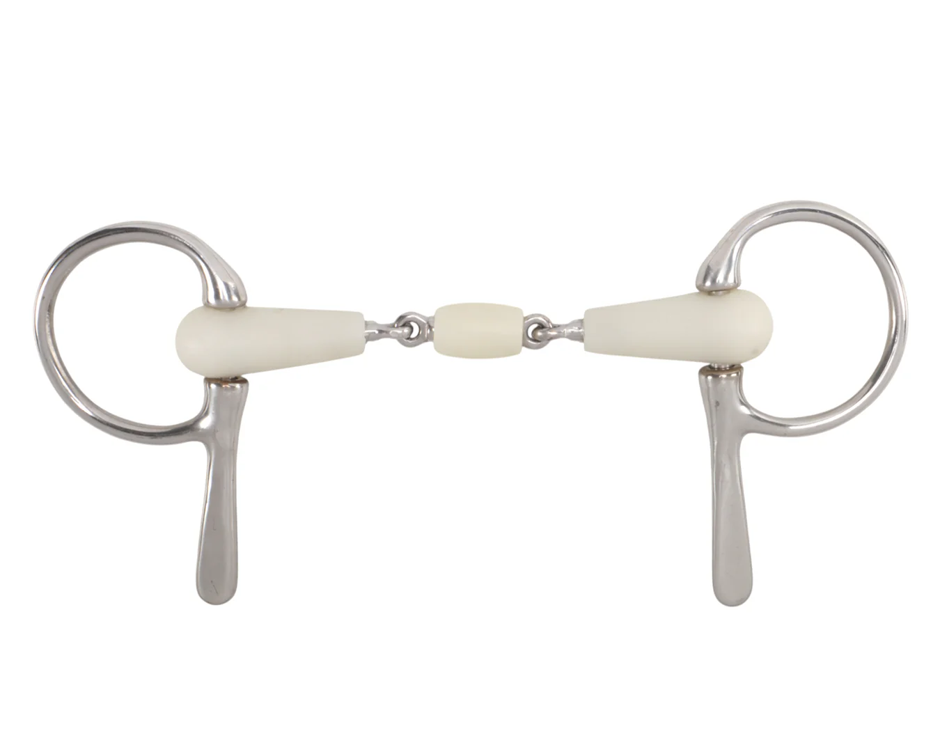 Happy Mouth Half Spoon Snaffle Bit with Double Jointed Mouth