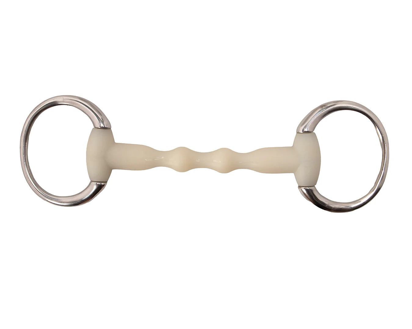 Happy Mouth Round Ring Eggbutt Bit with Flexible Mouth - Image 2