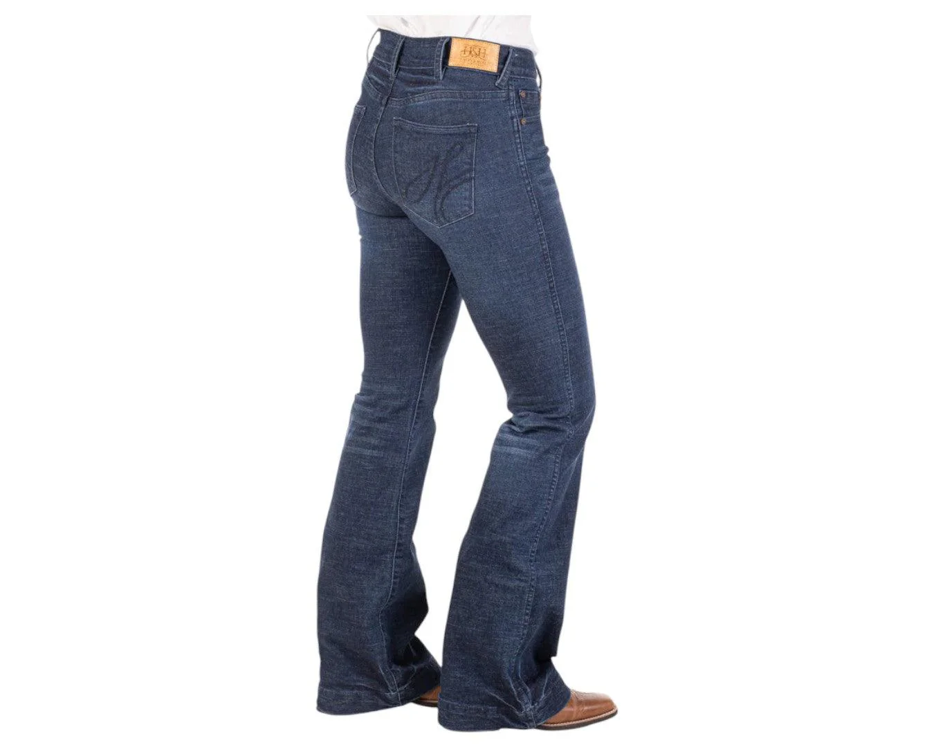 Hitchley & Harrow "Baton Rouge" Trouser Jeans with Navy Stitching - Image 4