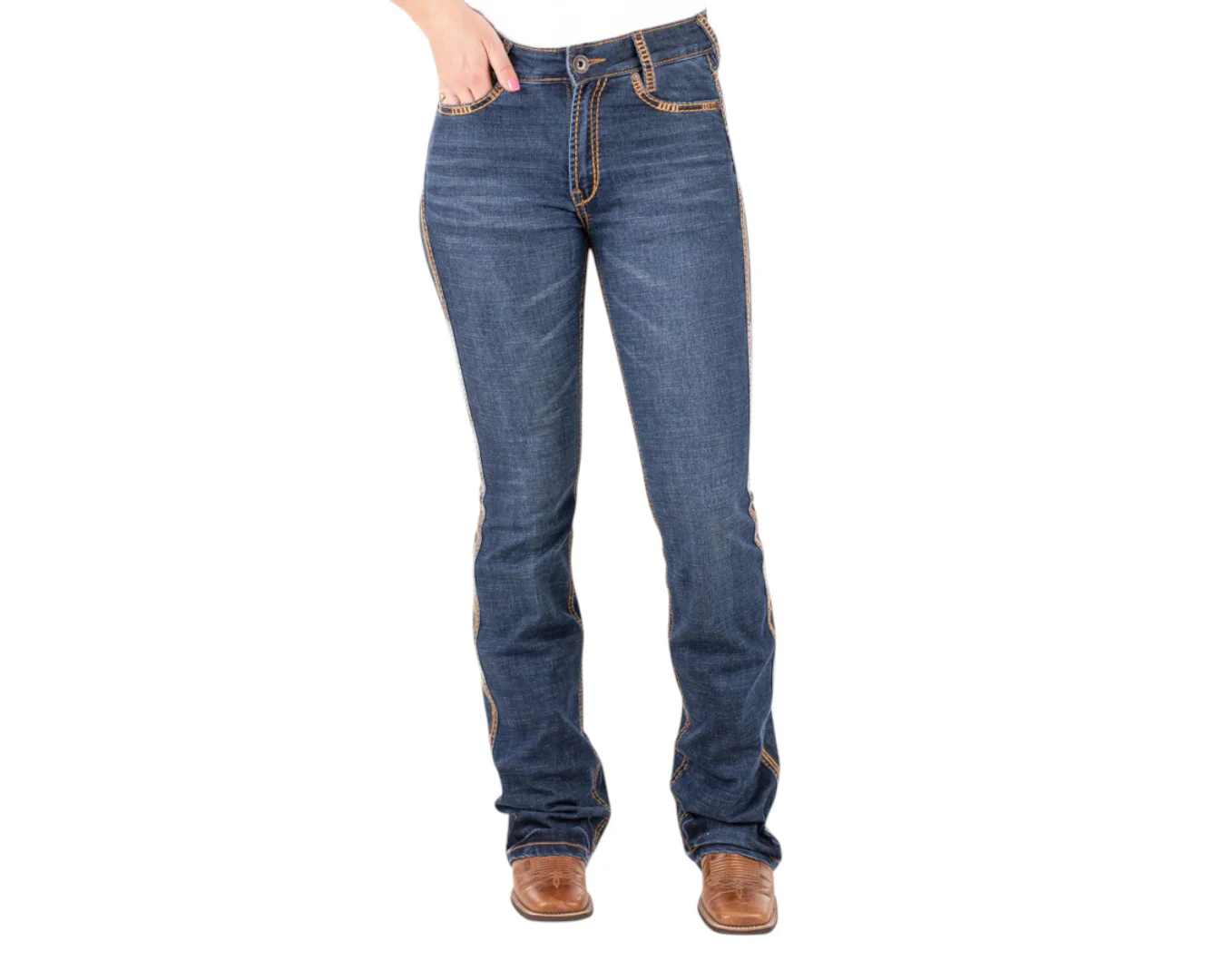 Hitchley & Harrow Women's Ultra High-Rise San Antonio Jeans - Image 4