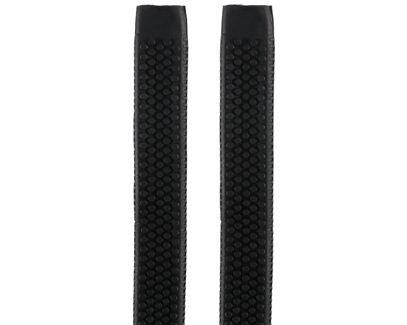 Horse Sense Rubber Rein Grips with Large Pimple Grip - 3/4" Black - Image 2