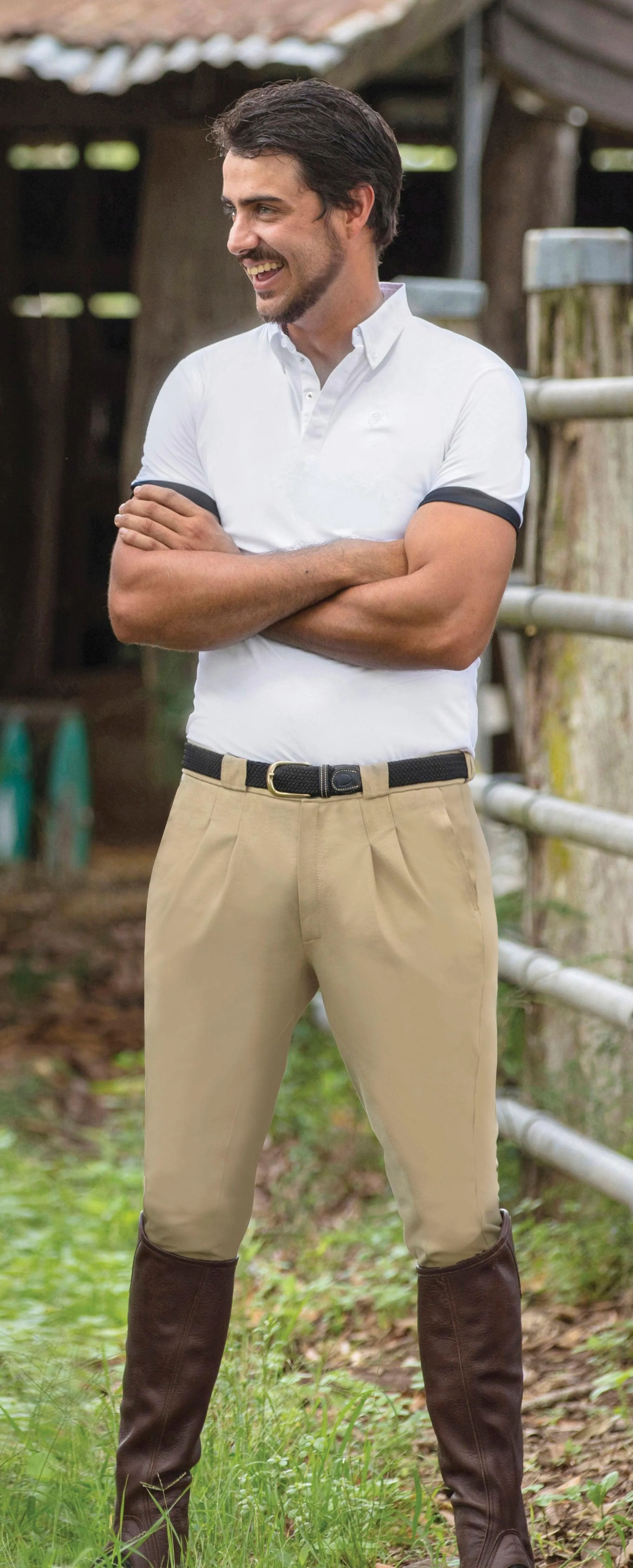 Huntington Sterling Men's Breeches Suede Seat