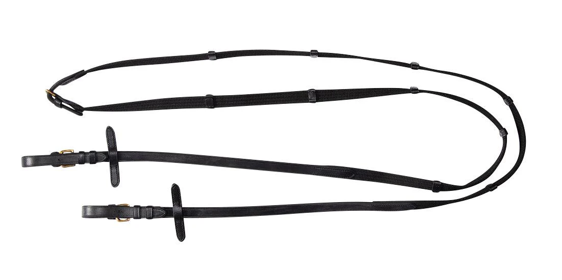 Jeremy & Lord Clinchered Hanoverian Bridle with Reins - Image 2
