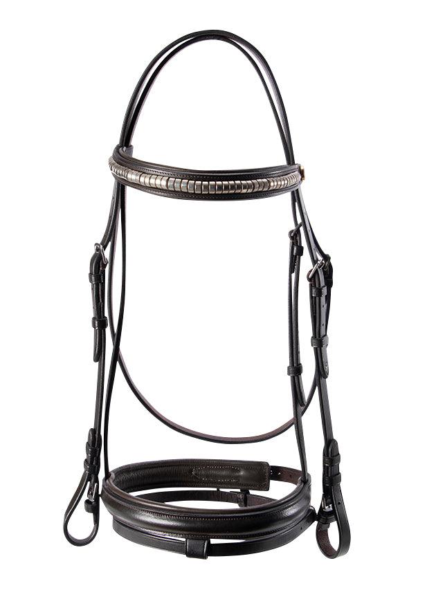 Jeremy & Lord Clinchered Hanoverian Bridle with Reins - Image 5