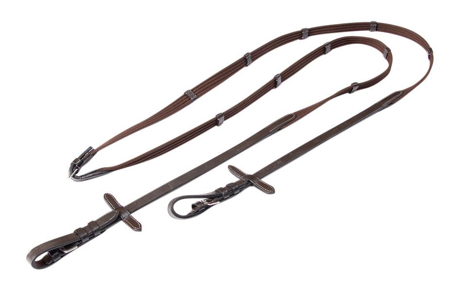 Jeremy & Lord Clinchered Hanoverian Bridle with Reins - Image 8