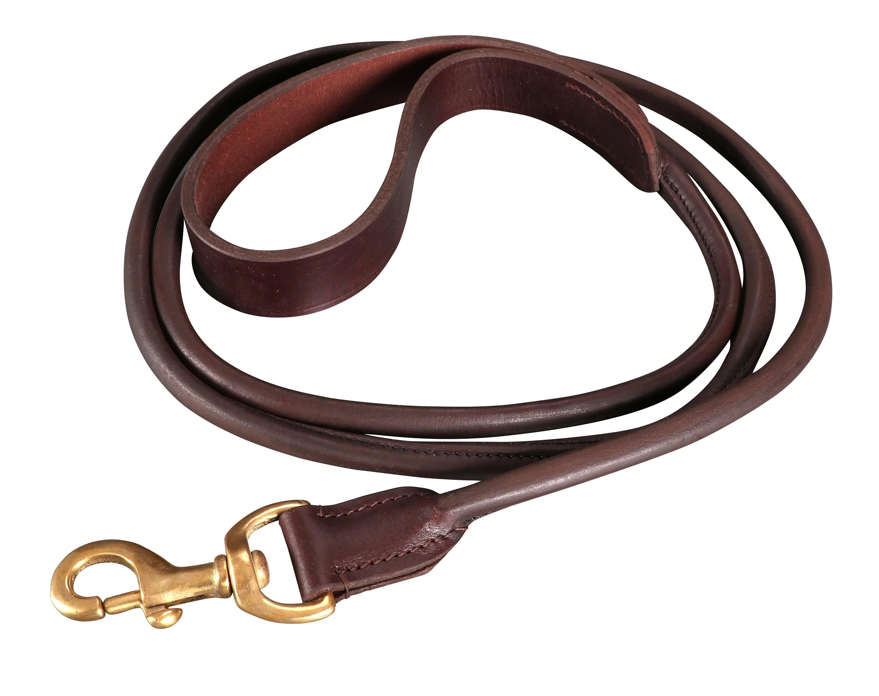 Jeremy & Lord Rolled Leather Dog Lead